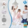 National Allergy Premium 100% Cotton Zippered Pillow Protector - King Size - White - 2 Pack - 300 Thread Count - Hypoallergenic Bed Pillowcase with Zipper - Breathable Encasement Cover