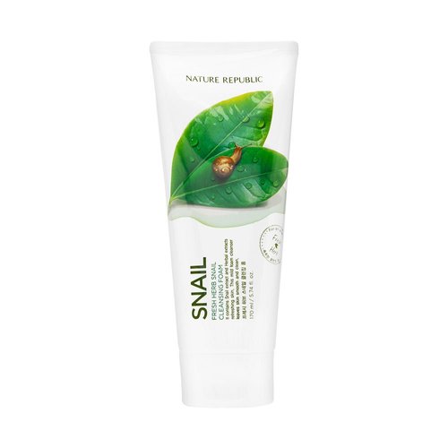 Nature Republic Fresh Herb Cleansing Foam, Snail, 5.74 fl oz (170 ml)