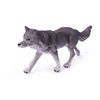 UANDME 4pcs Wolf Toy Figurines Set Wolf Animal Figures Grey Wolf Family Cake Topper Toy Gift for Kids (Grey)