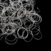 Dofash Reusable Stronger Durable No Damage Hair Rubber Bands Elastic Ties Ponytail Holder For Women Girls (Clear)