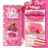 SWETIYOU Lip Tint Cotton Swab, 20 Pcs Waterproof Non-Stick Cotton Swab Lipstick Long Lasting Q Tip Lip Tint Stain, Cute Lip Makeup Products(Pitaya)