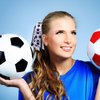 MTLEE Soccer Hair Ties, 10 Pieces - Hair Scrunchies with Ribbon, Ponytail Holders for Girls Women Players, Football Pattern, Elastic Design - Ideal Football Birthday Party Supplies