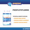 COGNITIVE COMPOUNDS Phenylethylamine (Pea) Capsules - Cognitive Function Support & Elevated Mood - 120 Count