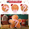 Liliful Christmas Plush Stuffed Toy 16 Inch Stuffed Gingerbread Man Toy Soft Aesthetic Gingerbread Man Pillow Stuffed Christmas Toys for Christmas Party Favors Decorations