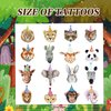 256PCS Realistic Safari Animals Tattoos Jungle Animal Temporary Tattoos for Kids, Wildlife Animal Tattoos Stickers Jungle Birthday Party Favors Gifts Supplies Jungle Party Goody Bag Stuffers