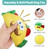 SPOT Fun Food Taco Plush Dog Toy with Squeaker - Interactive Soft, Squeaky Toy for Dogs and Puppies, Keeps Pets Entertained, Cute and Funny Chew Toy Made with Soft Fabric - 6in