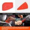 ValueMax Window Tint Kit 10PCS Car Vinyl Wrap Tools Protective Film Installation Set Including Rubber Vinyl Squeegees, Felt Squeegees, Safety Cutter Knife, Utility Knife with Blades