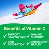 VitaWorks Kids Vitamin C Jelly Beans 80mg - Tasty Natural Orange Blast Flavor - Vegan, GMO-Free, Gluten Free, Nut Free Vitamins - Dietary Supplement - for Immune Support - for Children - 60 Jellies