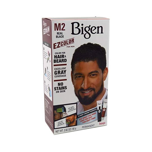 BIGEN Hoyu Ezcolor for Men, Real Black M2