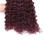99J Human Hair Bundles Burgundy Water Wave Human Hair Bundles Brazilian Unprocessed Virgin Hair 3 Bundles 20 22 24 Inch 99J Water Wave Bundles Wine Red Bundles Remy Hair Extensions