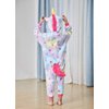 SSGJZZ Star Unicorn Cosplay Costumes Kids Animal Pajamas Halloween Onesie Pajamas 6-8 T