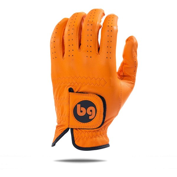 BG Bender Golf Glove | Wear On Left | (Orange, Mens ML)