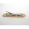 2 1/3 inch multi-color crystal rhinestone alligator hair clip barrette (Primary color: Red)