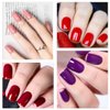 XEAOHESY 224 Pieces 16 Sheets Matte Color Nail Polish Strips with Nail File Self-Adhesive Nail Stickers Full Nail Wraps Gel Nail Strips Real Nail Polish Stickers for Women Nails Art(8 Styles)