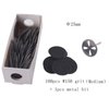 MZCMSL 100pcs Sandpaper Disc and 1pcs Metal Bit, 3/32 Shank Pedicure Sanding Disc Bit for Dead Skin Callus Electric Foot File #150 Grit(Medium)