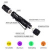 HATORI LED Mini Flashlight, Bright Small Handheld Pocket Flashlights Tactical High Lumens Pen Light for Camping, Outdoor, Emergency, 1 Pack(3.55Inch)