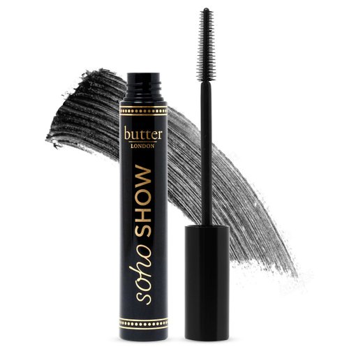 butter LONDON Lengthening Mascara, SOHO SHOW - Long-Wearing, Thickening & Volumizing Tube Mascara with Built-In Brush - Eye Lash Mascara Black for Defined, Longer & Natural-Looking Lash Lines