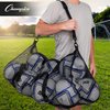 Champion Sports Mesh Duffle Bag with Zipper and Adjustable Shoulder Strap,15” x 36”,Yellow-Multipurpose,Oversized Gym Bag for Equipment,Sports Gear,Laundry-Breathable Mesh Scuba and Travel Bag
