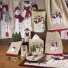 Avanti Linens - Soap Dispenser/Lotion Pump, Countertop Accessories, Holiday Inspired Bathroom Decor (Snowmen Gathering Collection)