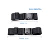 Frienda Add a Bag Luggage Strap Adjustable Suitcase Belt Straps Accessories for Connecting Luggage (Black-4 Pieces)