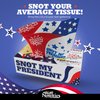 Donald Trump Snot My President 100 CT Facial Tissue, Soft Multi Colored Tissue Paper Gag Gifts, Trump Novelty Gifts by Fairly Odd Novelties