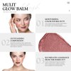 bayfree Mulit Glow Balm, Cream Blush for Cheeks, Face Makeup, Radiant Finish, Hydrating, Creamy, Lightweight & Blendable Color, Vegan & Cruelty-Free, 0.63 Oz (Rose Crystal)