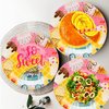 50 Pcs Ice Cream Party Supplies Ice Cream Paper Plates,7"Ice Cream Dessert Plates Sweet One Popsicle Plates for Ice Cream Popsicle Themed Girls Ice Cream Birthday Party Decorations (Ice Cream Truck)