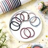 Braided Hair Accessories 48 Elastic Ponytail Holders, Soft Rubber Bands, and Hair Ties for Women and Girls Christmas Gift