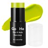 Go Ho Cream-Blendable Ogre Green Face Paint Stick (1.06 oz),Full-coverage Ogre Green Body Paint Stick for Adults Children Halloween Cosplay SFX Makeup,Waterproof