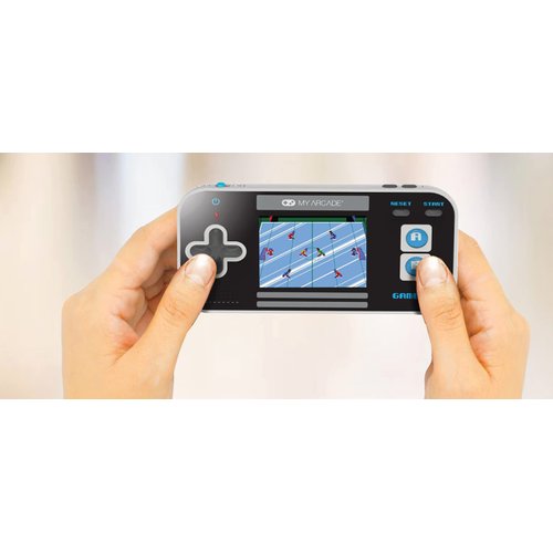 My Arcade Gamer V Classic-Blue: Portable Gaming Console with 220 Games, 2.5" Color Display, Pocket Size (DGUN-3919)