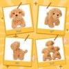 Sumind 9 Pcs Mini Plush Dog Stuffed Animals Bulk Dog Plush Party Favors Small Soft Plush Dog Toy for Goodie Bag Fillers Kids Baby Show Birthday Valentine's Day Gift(Long Plush Puppy)