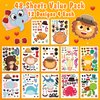 Aowplc 48 Sheets Make-a-Face Animal Stickers Mix and Match for Kids Party Favors Supplies Activities Crafts