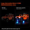 LED Light Kit Compatible with Lego Mercedes-Benz G 500 Professional Line Car, Lighting Set Compatible with Lego Technic 42177 Building Blocks Model (Lights Only, No Set)