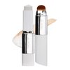 BLANC Cover Cream Stick V w/Detachable Brush - Korean Skin Care Concealer Stick Cream Foundation Makeup Stick w/Collagen, Desert Plant & Flower Oil Extracts (202 Natural Stick Foundation, 0.45 oz)