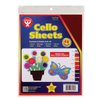 Hygloss Products-78548 Cello Sheets - Great for Arts, Crafts, DIY Projects, Classroom Activities, Gift Wrapping And More, 8.5 by 11 Inches, 8 Colors (6 Each) 48 Pack