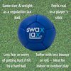 SWAX LAX Lacrosse Training Ball - Indoor Outdoor Practice Less Bounce & Rebounds (1 Blue)