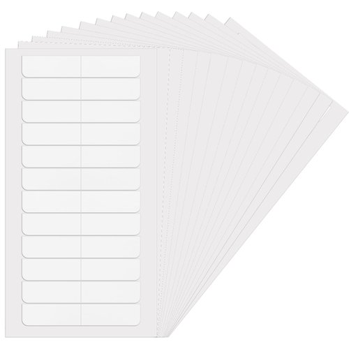 Sajoo 180 Pieces Hair Extension Tape Tabs, Double Sided Replacement Tape Adhesive for Hair Extensions Wigs Supplies (White)