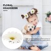 Beaupretty 12pcs Sunflower Hair Clips Daisy Flower Barrette Hawaiian Beach Alligator Hair Clips Headpiece Hairpin Brooches for Women Girls Summer Hair Accessories White