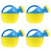 4pcs Colorful Flower-Shaped Watering Can Set for Kids - Fun Gardening Tools