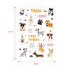 Crazy Night Cute Dog Temporary Tattoos - 66 Glitter Styles | Let's Pawty Puppy Birthday Party Supplies, Woof Party Favors