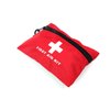 PAXLAMB Red First Aid Bag Empty First Aid Kit Empty Waterproof First Aid Pouch Small Mini for First Aid Kits Pack Emergency Hiking Backpacking Camping Travel Car Cycling (Red, 6x4.3Inch)