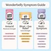 Wonderbelly Antacid, Effective Heartburn and Instant Acid Indigestion Relief, Extra Strength Chewable Tablets, 1000 mg Calcium Carbonate, No Talc or Dye, Strawberry Milkshake, 60 Count