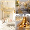 suddus Globe String Lights Bedroom, 100 Led Fairy Lights Plug in, Indoor String Lights for Classroom, Christmas, Backyard, Patio, Garden, Party, Wall, Living Room, Warm White