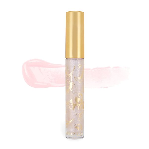 Winky Lux Glossy Boss Lip Gloss, Lip Gloss for Daily Lasting Shine, Makeup Infused With Natural Vanilla and Castor Seed Oil for an All-Day Moisture Booster, 0.14 Oz, Birthday Cake