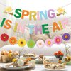 Spring is in The Air Banner Easter Decorations for The Home Easter Banner for Fireplace Spring Party Decorations Hello Spring Banner Happy Easter Decorations