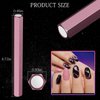C12rtive Cat Eye Magnet Tool,Professional Double-Ended Hexagon Strong Nail Magnet Stick for Cat Eye Gel Nail Polish,Suitable for Personal DIY, Nail Studio or Nail Salon(Pink)
