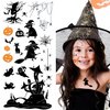 Supperb® Temporary Tattoos - Spiders and Spider Net Horror Cobweb Spider Halloween Tattoos (Spider&Witch)