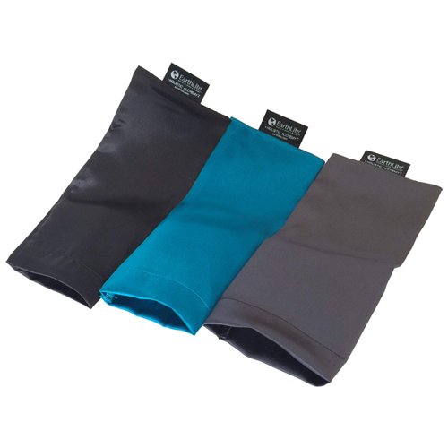 EARTHLITE Holistic Alchemy Washable Eye Pillow Case, Teal Blue, Medium