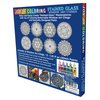 ZORBITZ Joy of Coloring Stained Glass Window Art Clings DIY Kit,8 Clings& 5 Paints,4 Gorgeous,Intricate Mandala Designs,Designed Paint,Removable Clings, Sticks to Any Glass Surface,13 Piece Set,(2680)