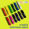 International Arrivals Happido Set of 12 Twistable Tempera Paint Sticks For Kids, Quick Drying, No Mess Art Supplies for Toddlers and Kids Ages 4-6 [CLASSIC COLORS]
